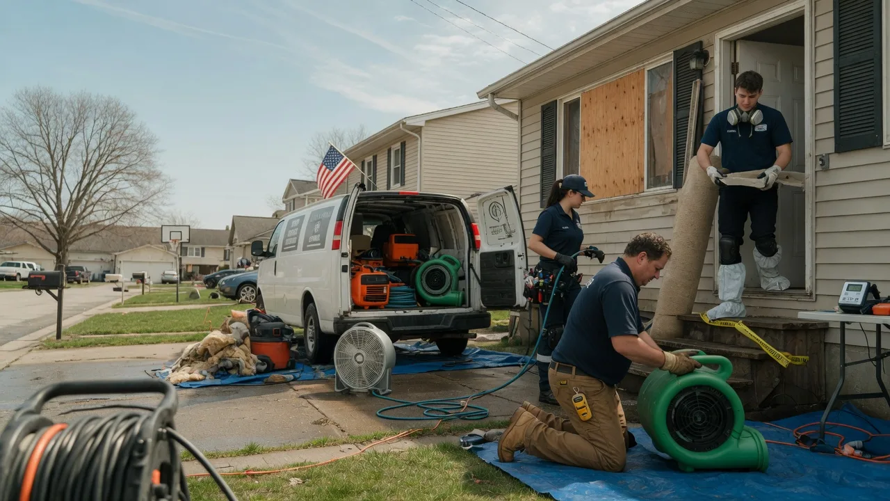 Water Damage Restoration in Angola, LA near me